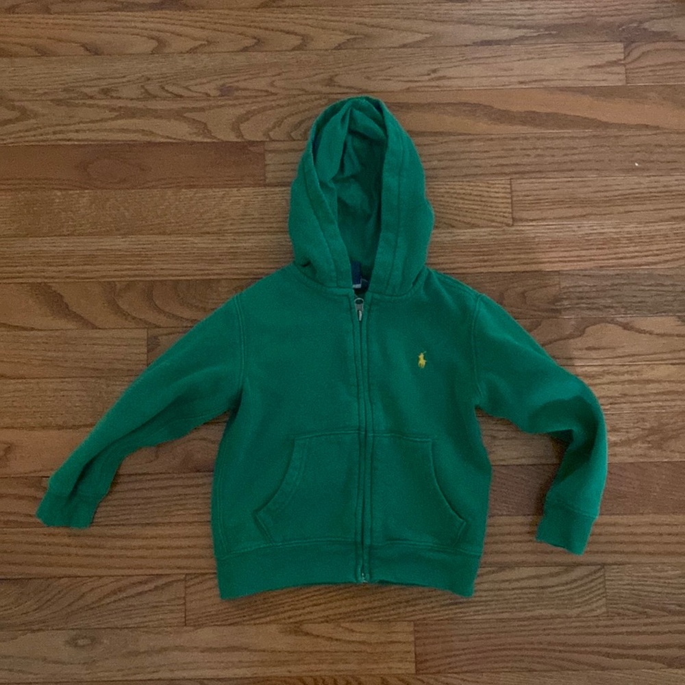 Ralph Lauren green hoodie, size 4